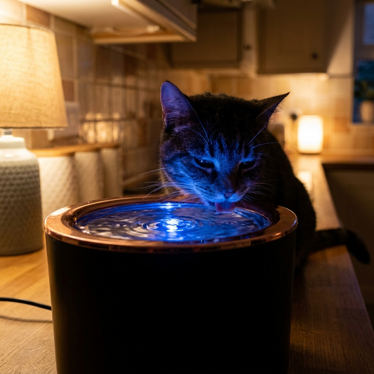 Automatic Pet Water Fountain — Quiet 3L Filtered Dispenser for Cats & Dogs