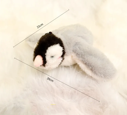 Plush Interactive Pet Toy — Soft Squeaky Animal Design for Cats and Dogs, 5 Characters