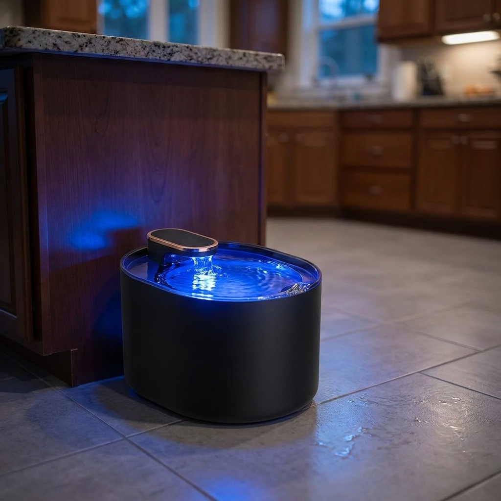 Automatic Pet Water Fountain — Quiet 3L Filtered Dispenser for Cats & Dogs