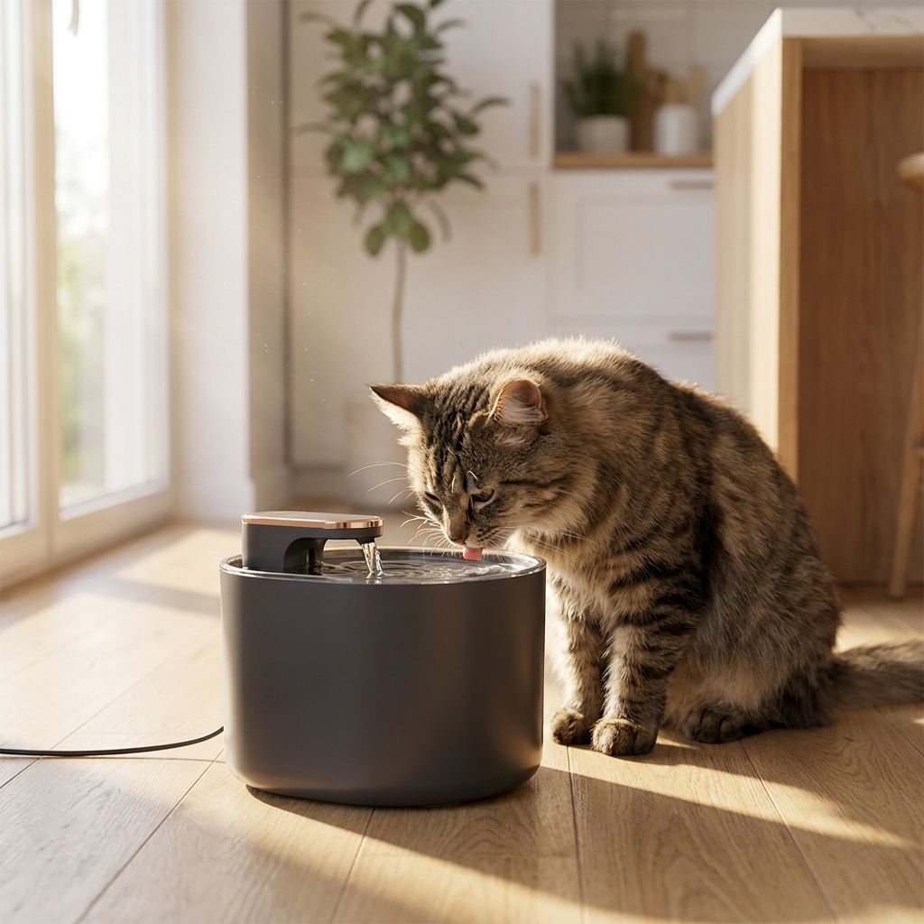Automatic Pet Water Fountain — Quiet 3L Filtered Dispenser for Cats & Dogs