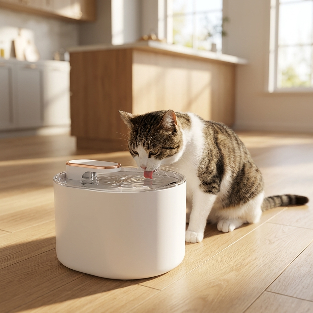 Automatic Pet Water Fountain — Quiet 3L Filtered Dispenser for Cats & Dogs