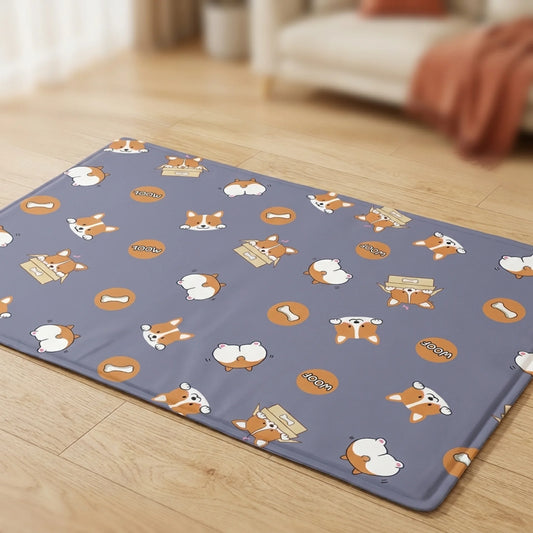 Self-Cooling Gel Mat for Cats & Dogs | Summer Ice Pad | S–XL