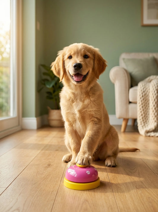 Dog Training Bell — Pet Communication Bell for Door and Meal Training, 7 Colours