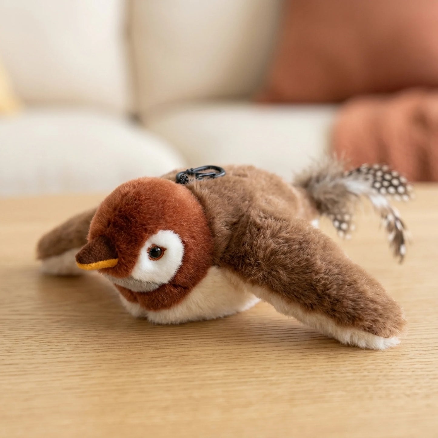 Plush Interactive Pet Toy — Soft Squeaky Animal Design for Cats and Dogs, 5 Characters
