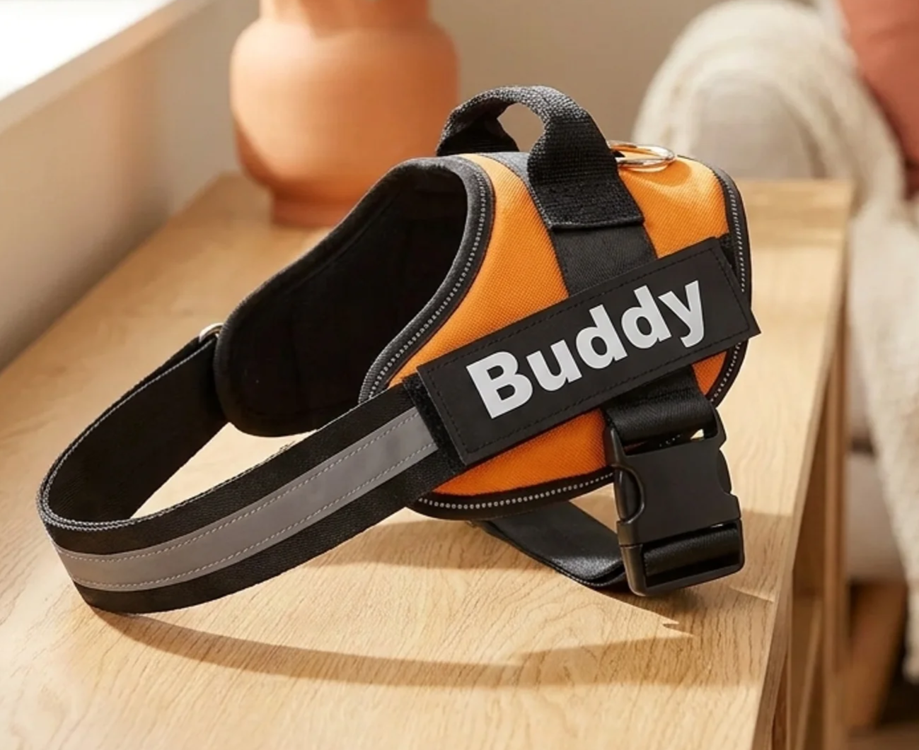 Reflective No-Pull Dog Harness — Adjustable Padded Vest with Control Handle, 14 Colours, Sizes XS–2XL